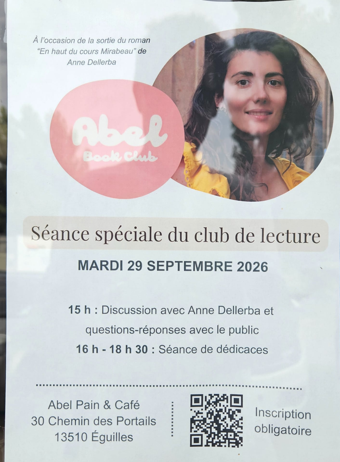 Séance spéciale du club de lecture avec Anne Dellerba