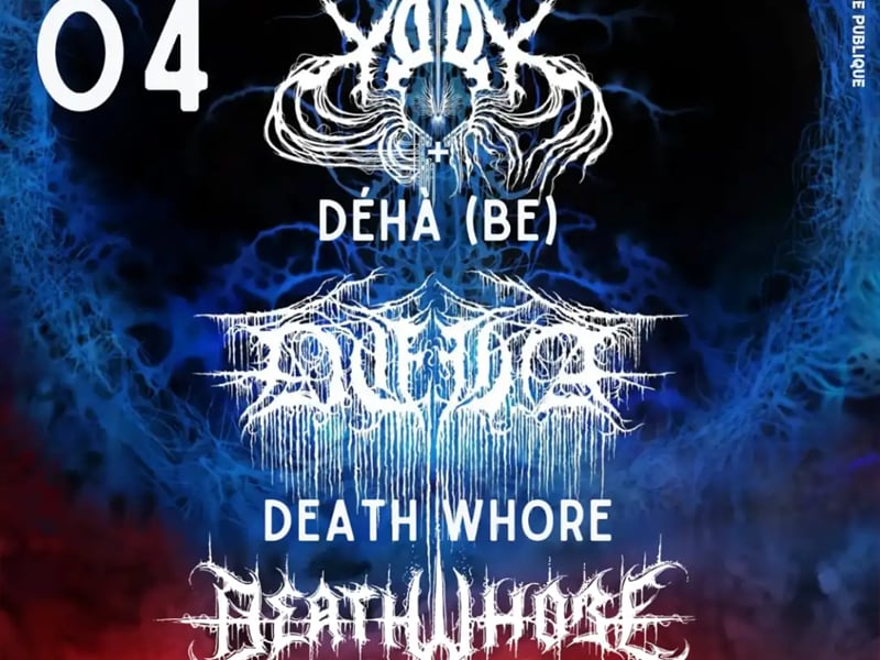 Concert Öxxö Xööx - Déhà - Death Whore - Chez Paulette