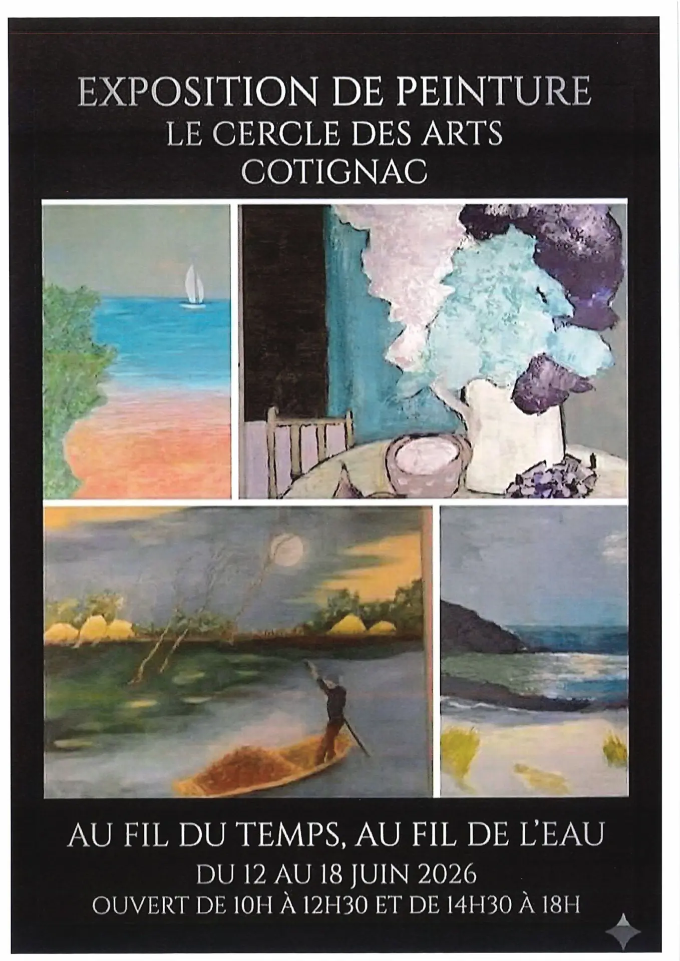 Exposition : Au fil du temps, au fil de l'eau - Peinture
