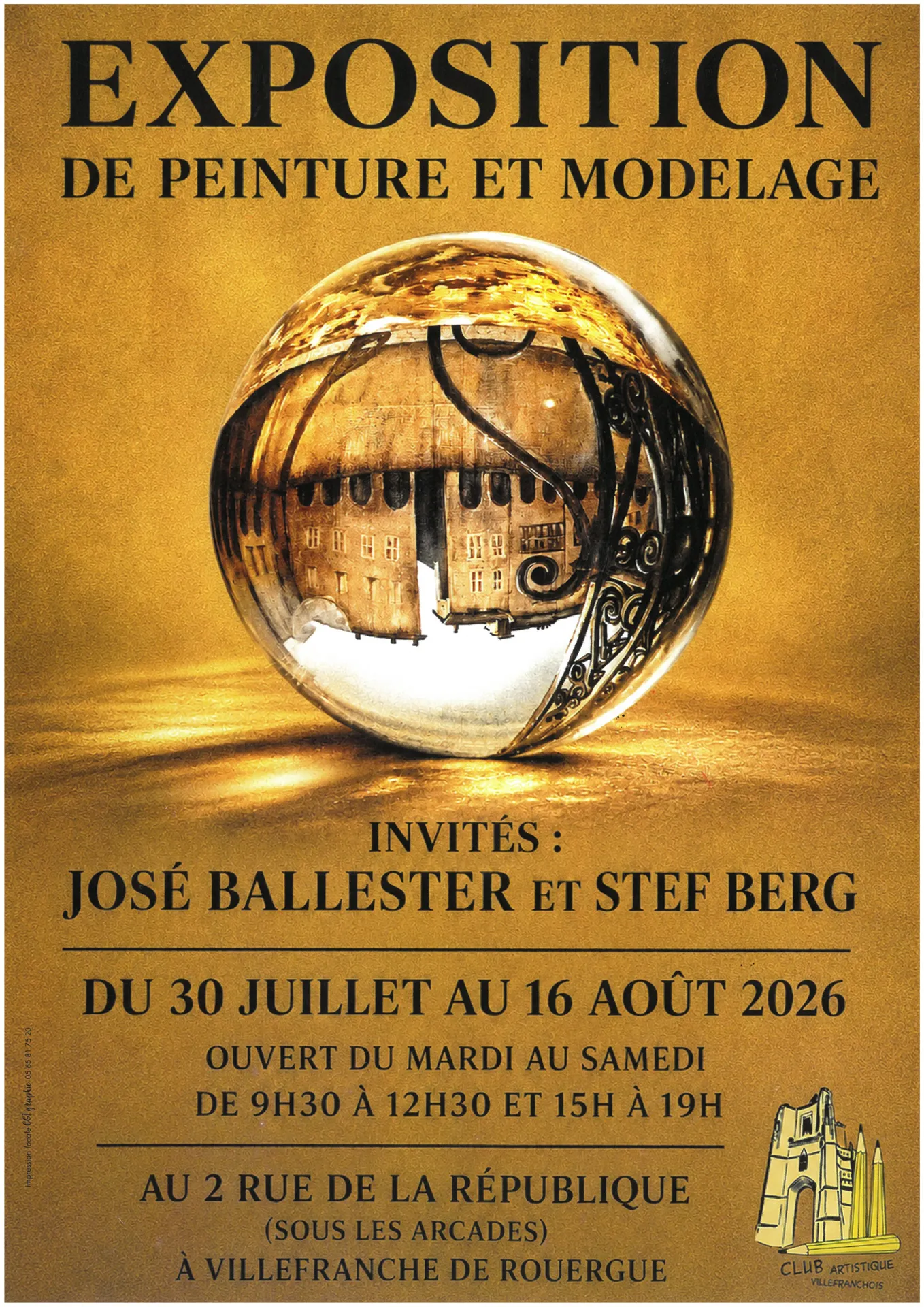 Exposition peinture et modelage