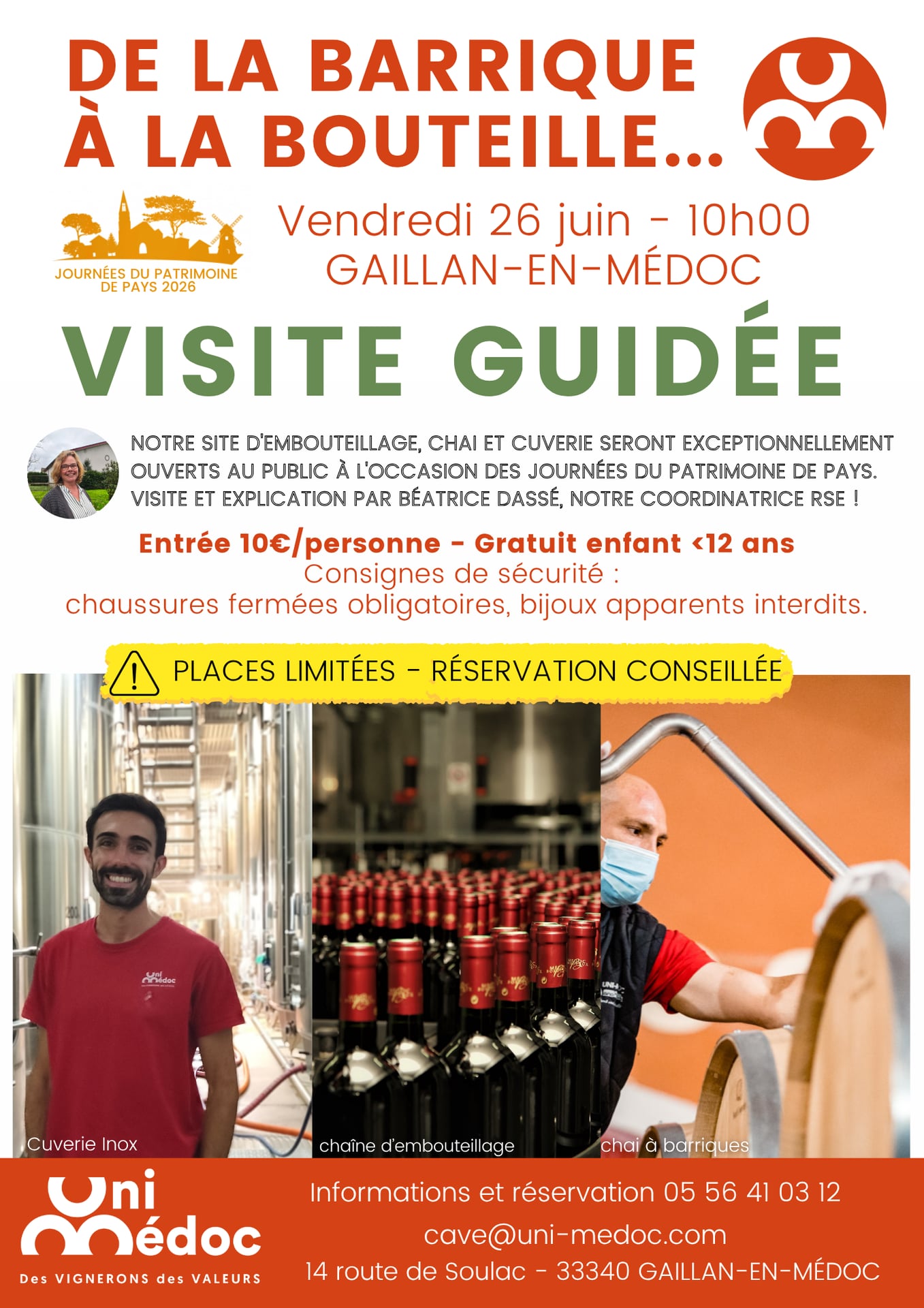 Journée du Patrimoine de Pays à Uni-Médoc