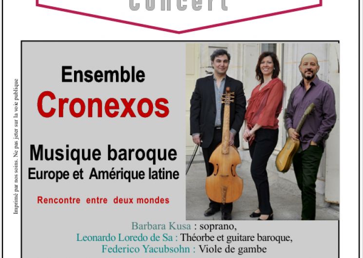 Concert à Séniergues : Concert de musique baroque donné par l’ensemble Cronexos