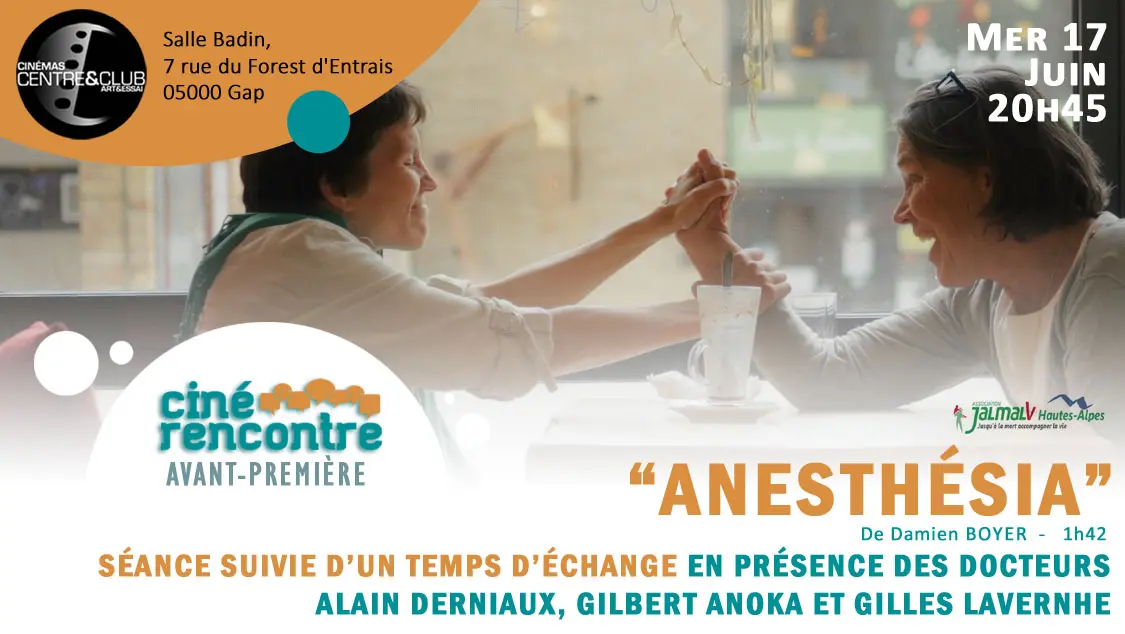 Ciné rencontre sur la fin de vie : Anesthesia en avant-première
