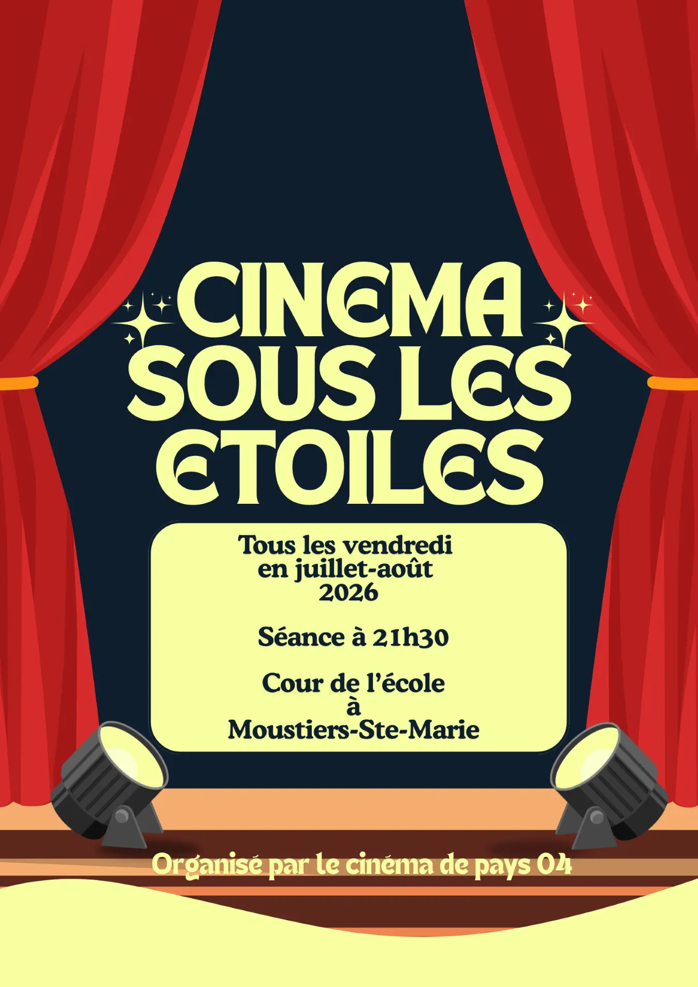 Cinéma en Plein Air !