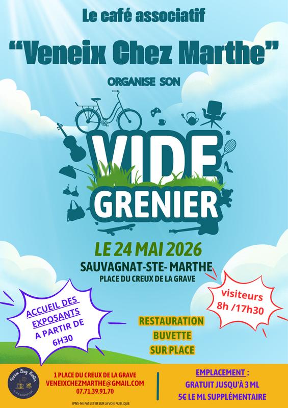 Vide grenier de veneix chez marthe