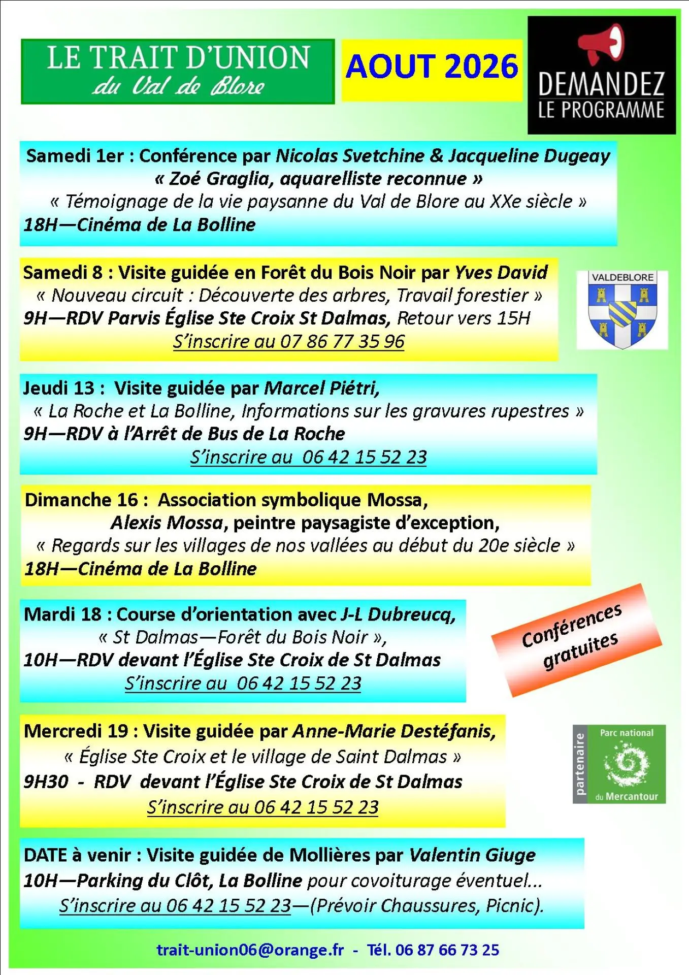 Visite Guidée de Saint Dalmas & son Église.
