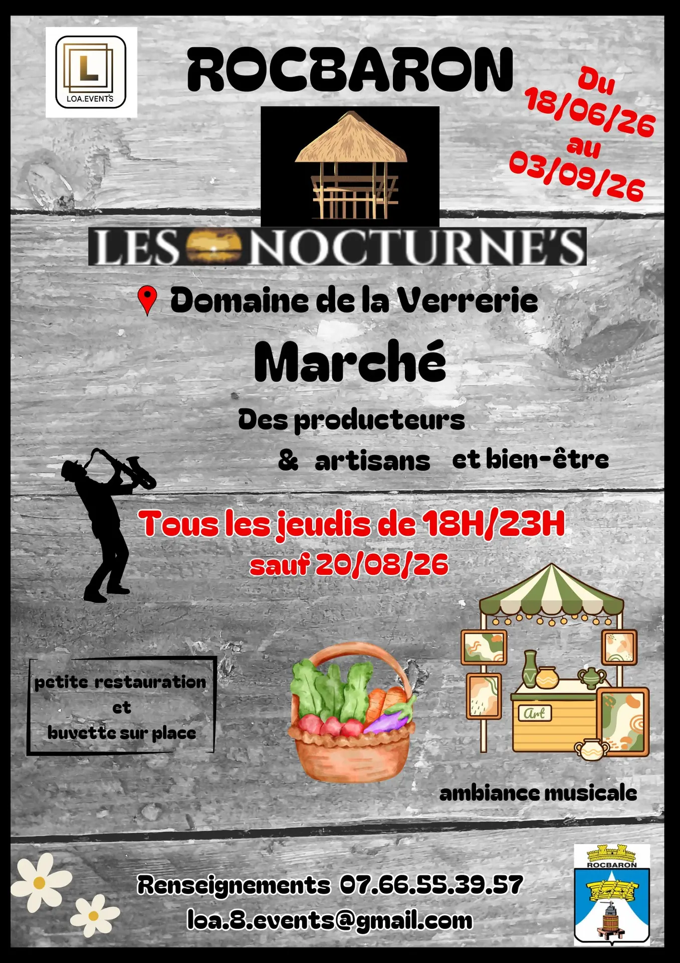 Marché nocturne : Les Nocturne’s de Rocbaron