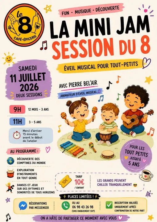Atelier d'éveil musical à Château-Arnoux-Saint-Auban