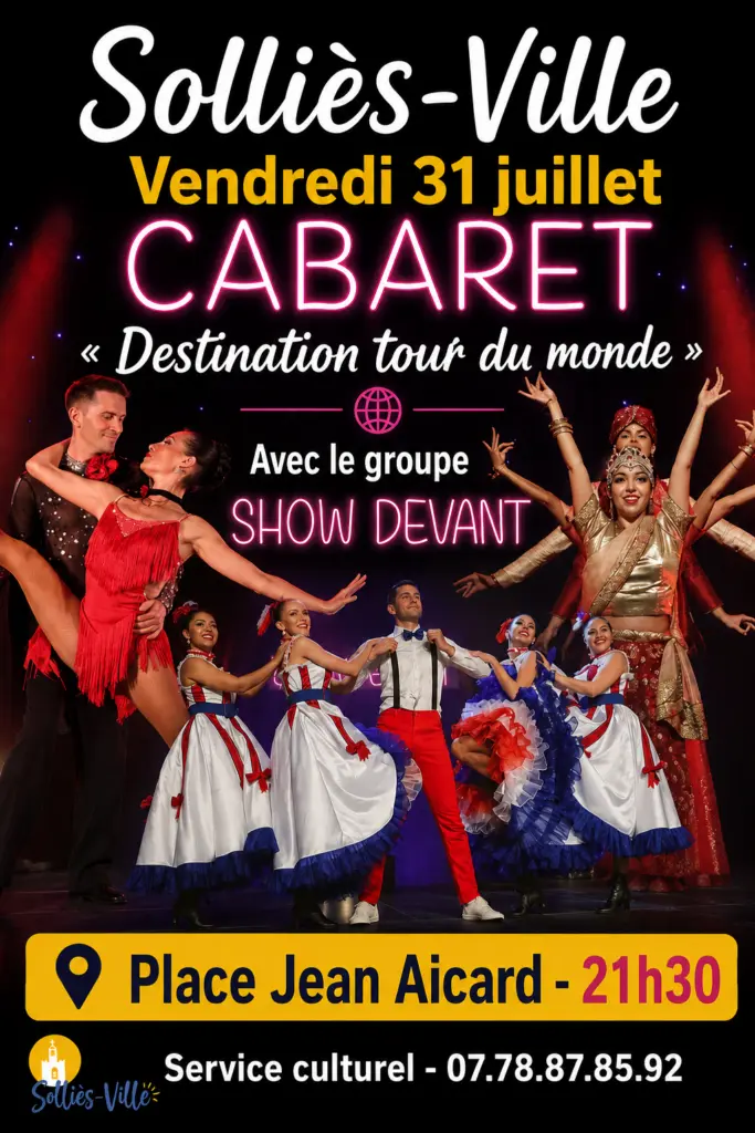Soirée Cabaret "Destination tour du monde"