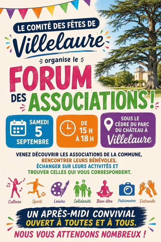 Forum des associations à Villelaure