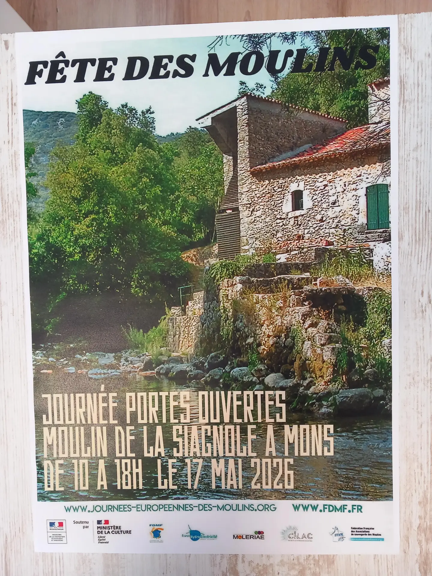 Journée Portes Ouvertes au Moulin de la Siagnole de Mons