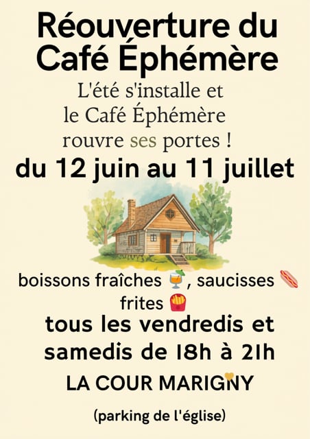 Café éphémère