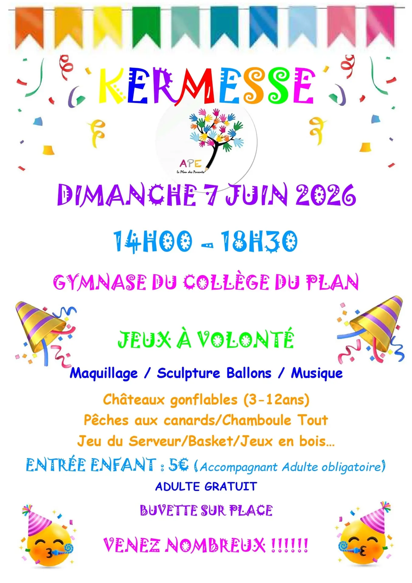 Kermesse Ecole du Plan