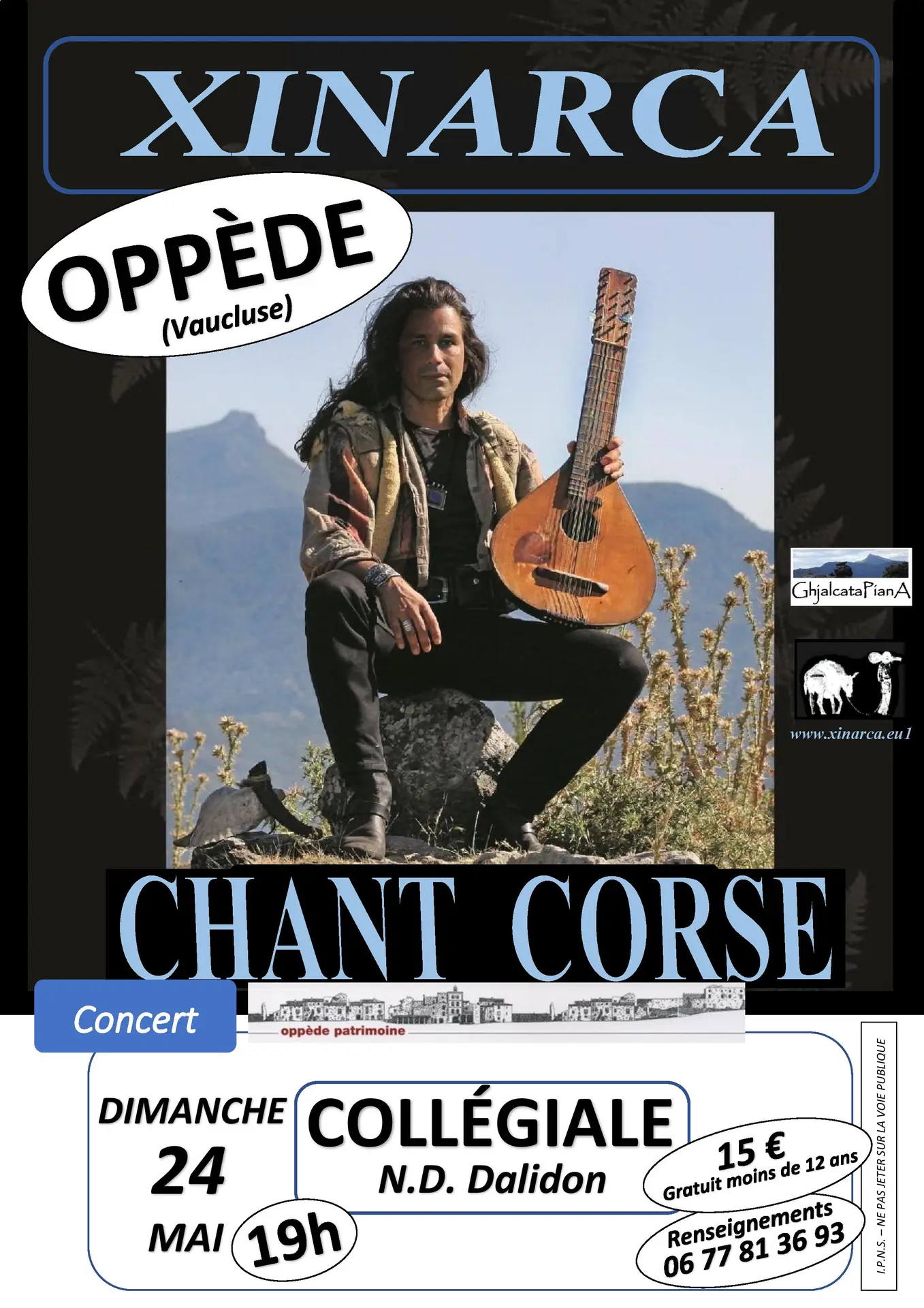 Xinarca, chant et cistre corses