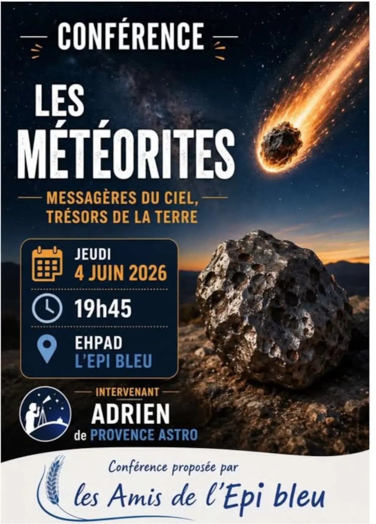 Conférence : Les Météorites