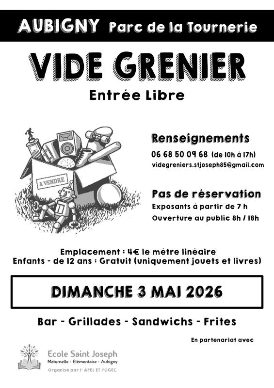 Vide grenier de l'école saint-joseph