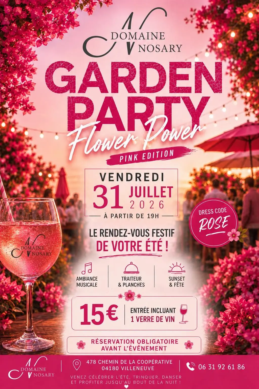 Garden Party "Flower Power" Domaine Nosary