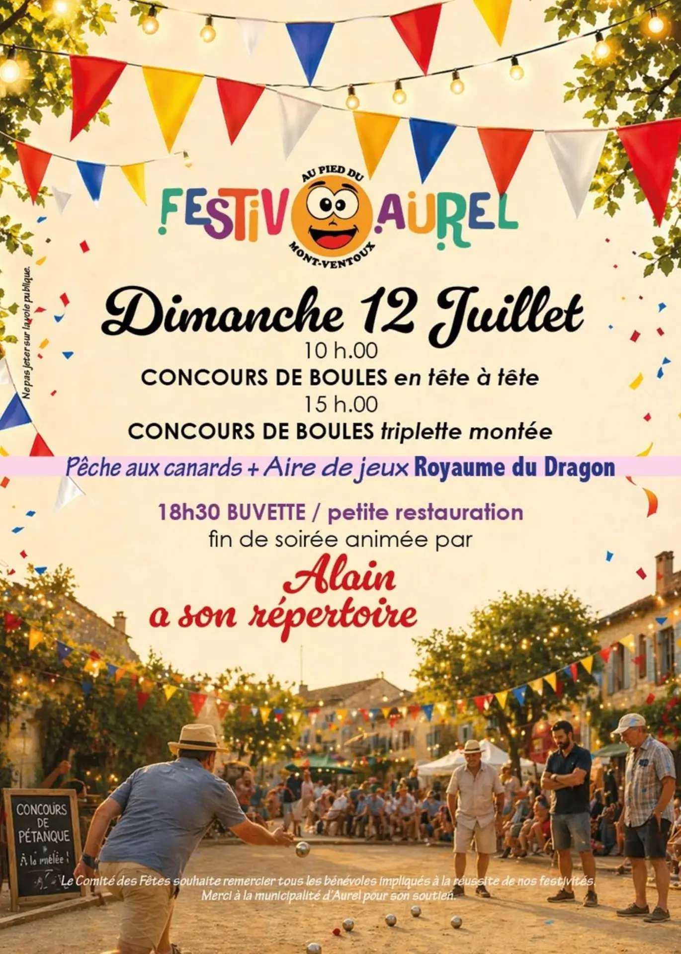 Journée festive à Aurel