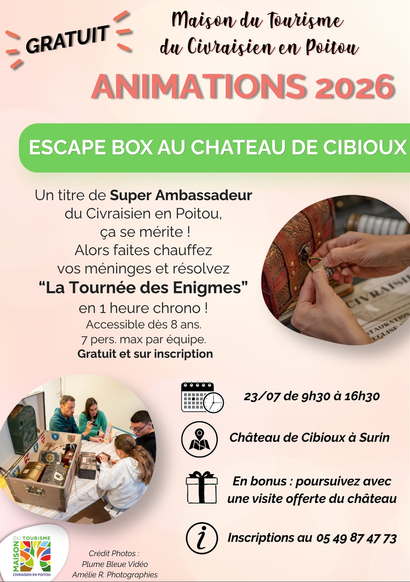 Escape Box au Château de Cibioux