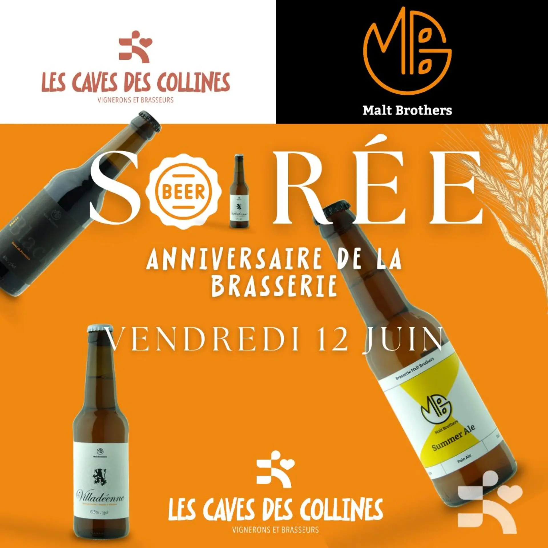 Soirée anniversaire de la brasserie Malt Brothers
