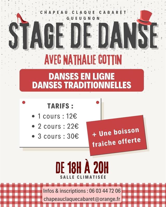 Stage de danse au Chapeau Claque Cabaret