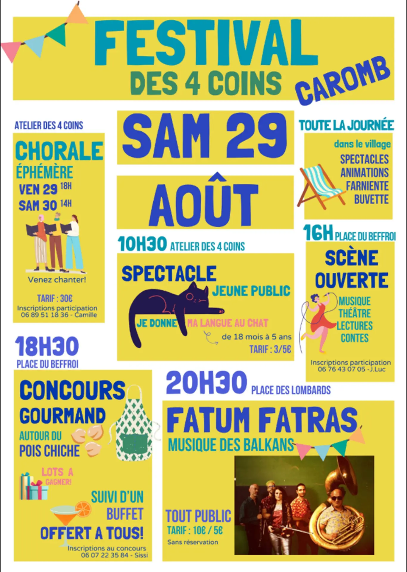 Festival des 4 coins à Caromb
