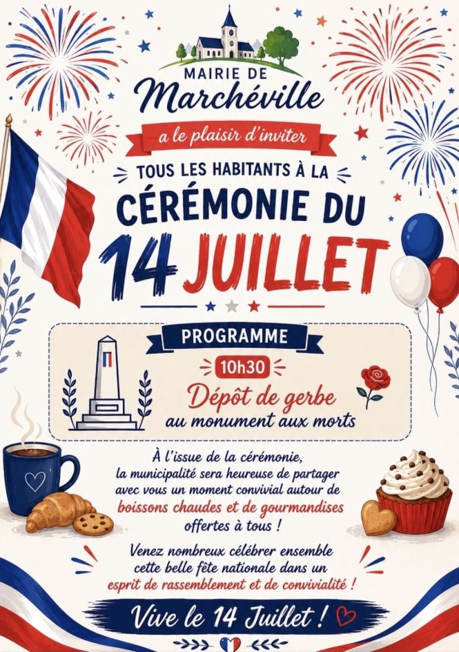 Fête de 14 juillet à Marchéville