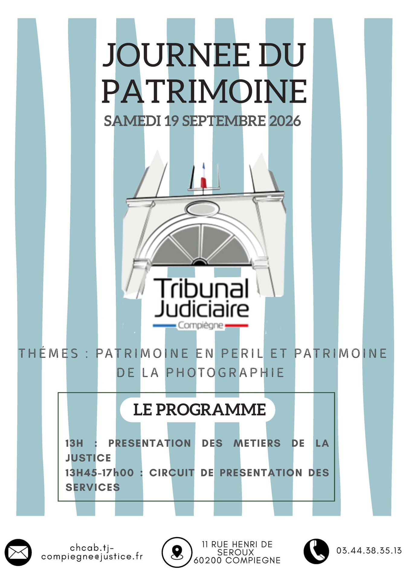 Journées du Patrimoine | Tribunal judiciaire de Compiègne
