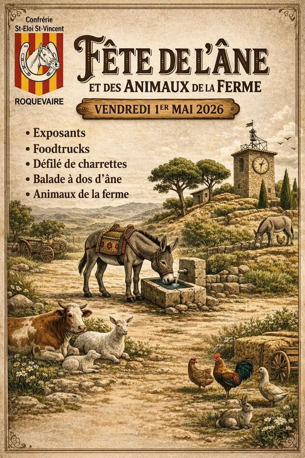 Fête de l'âne et des animaux de la ferme