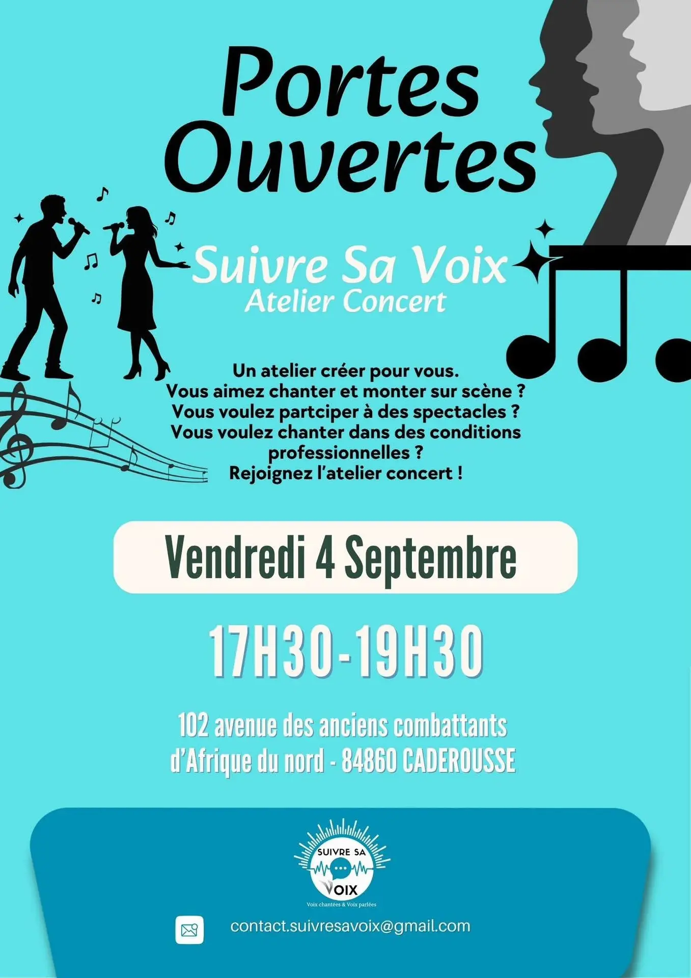 Portes ouvertes - Association Suivre sa voix