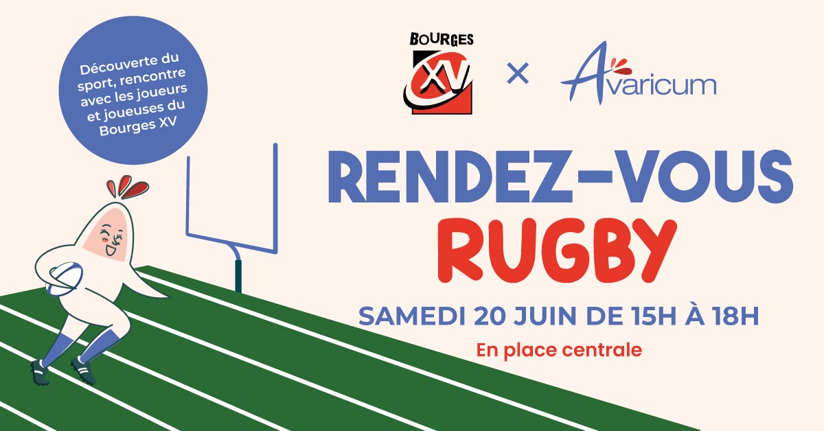 Rendez-vous Rugby au Centre Commercial Avaricum