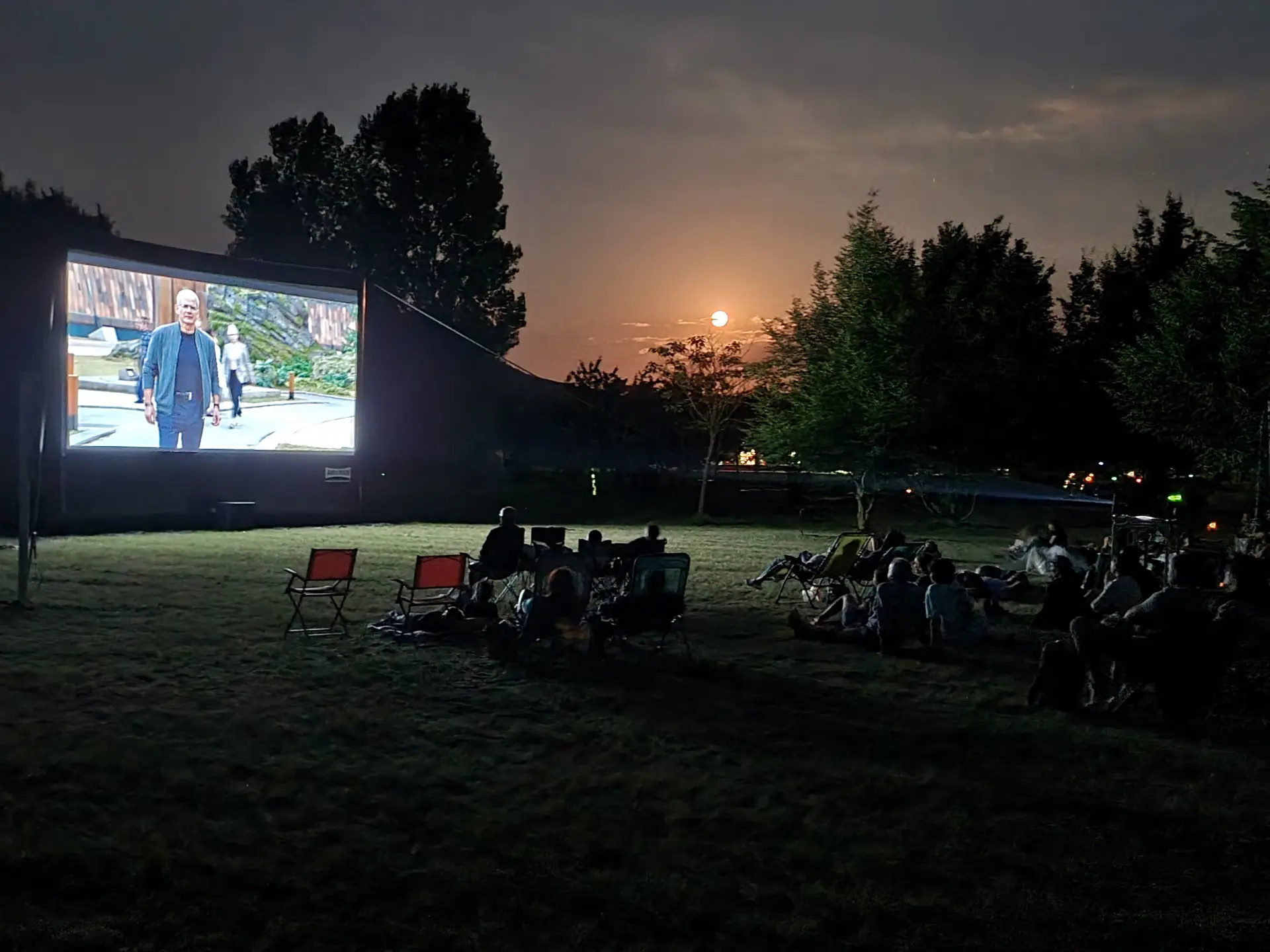Ciné en plein air aux Lacs de la Germanette