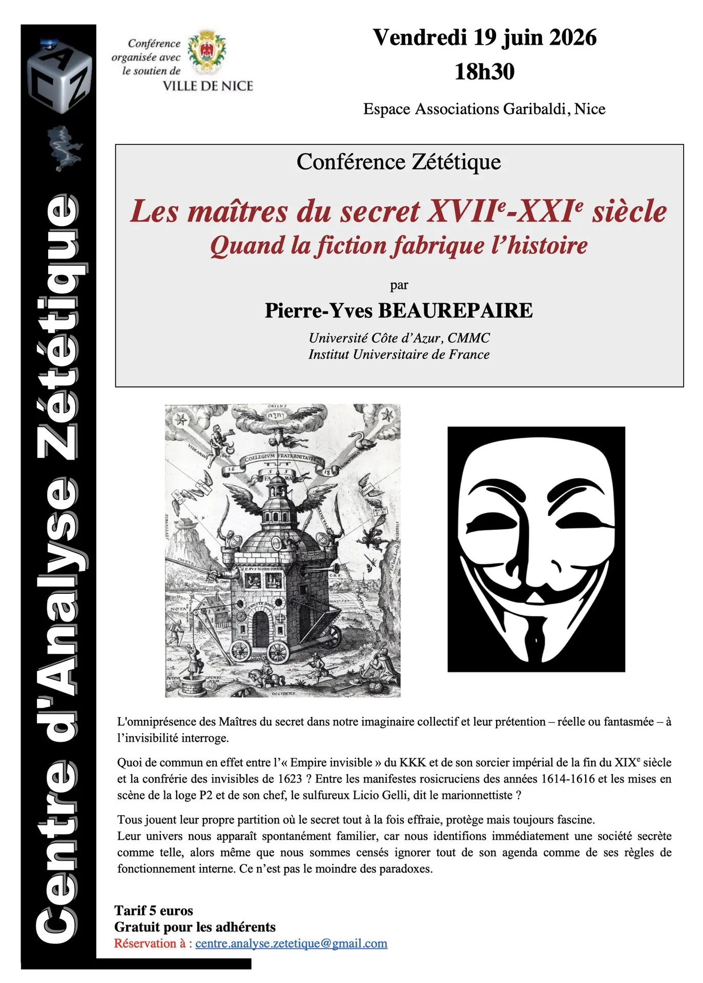 Les maîtres du secret XVII - XXIe siècle - Quand la fiction fabrique l'histoire