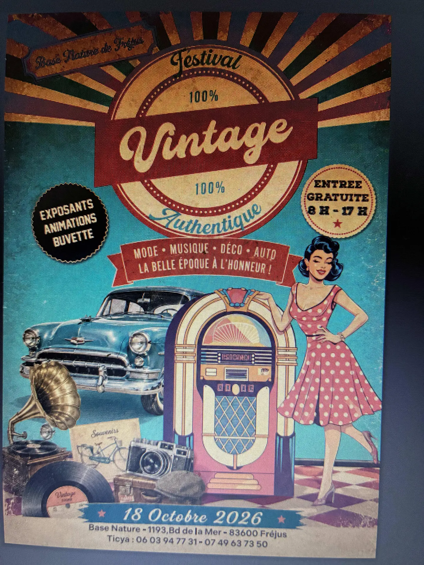 Festival authentique vintage