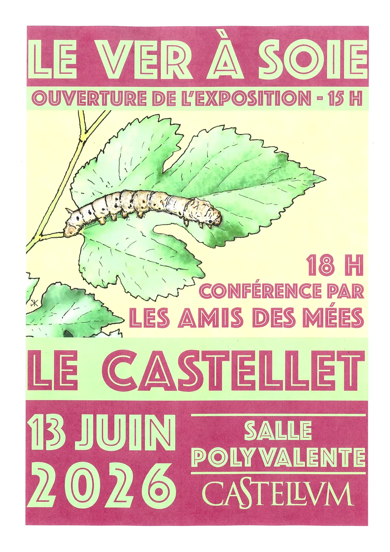 Exposition et conférence "Le ver à soi"