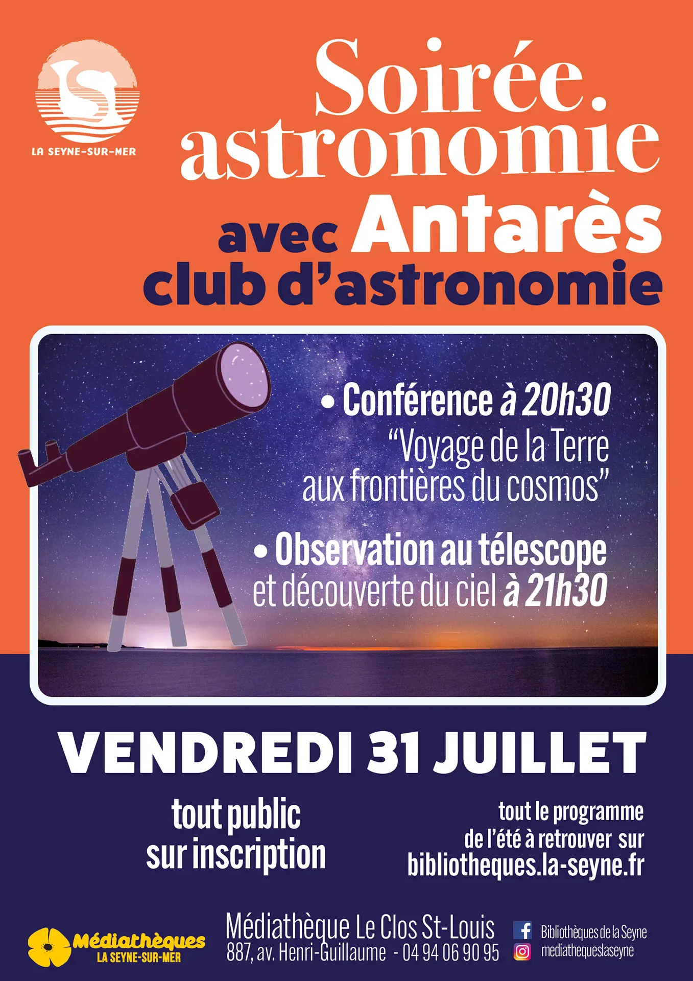 Soirée astronomie