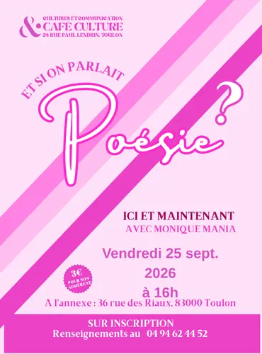 Conférence - Et si on parlait poésie ?