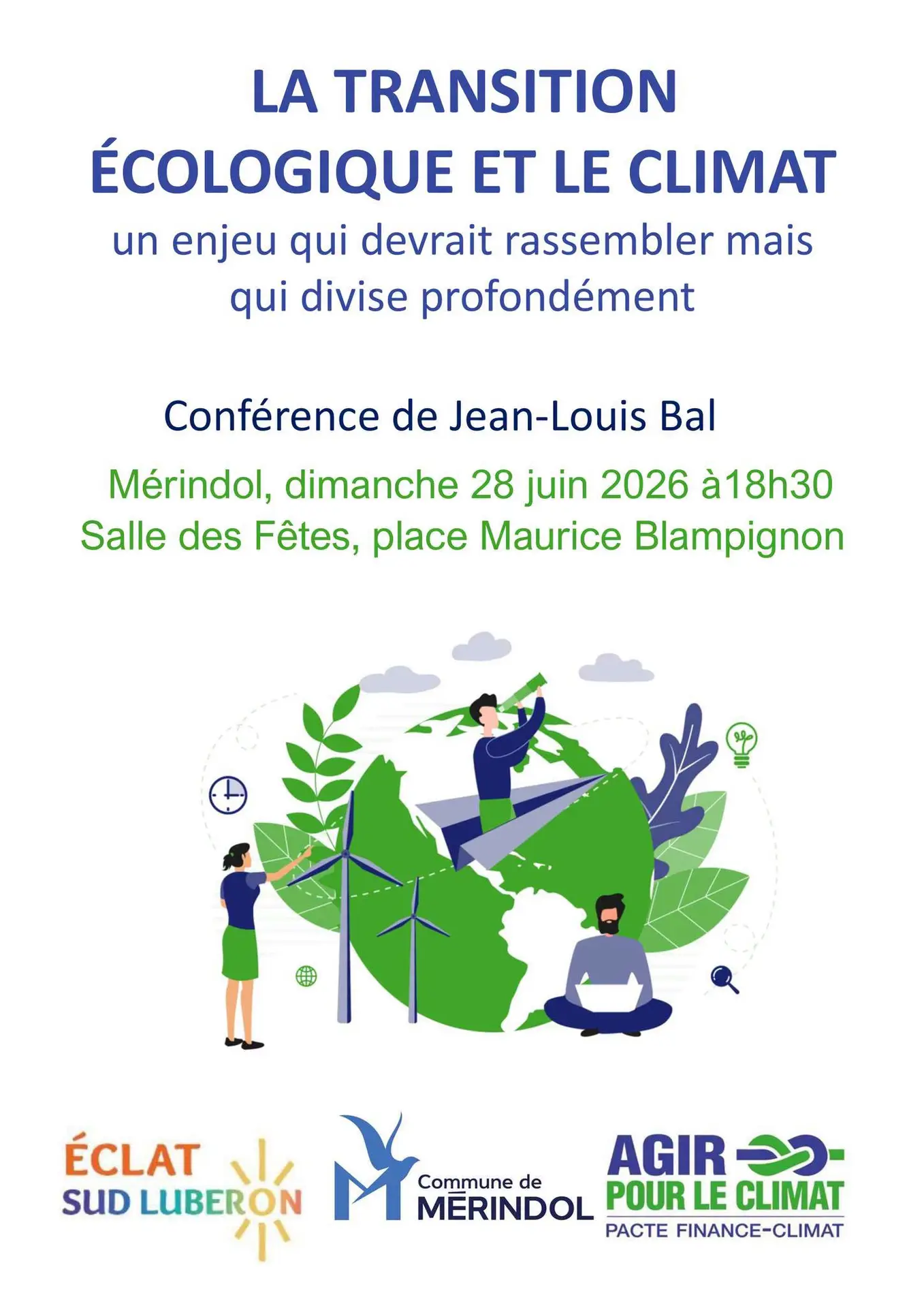 La transition écologique et le climat - Conférence