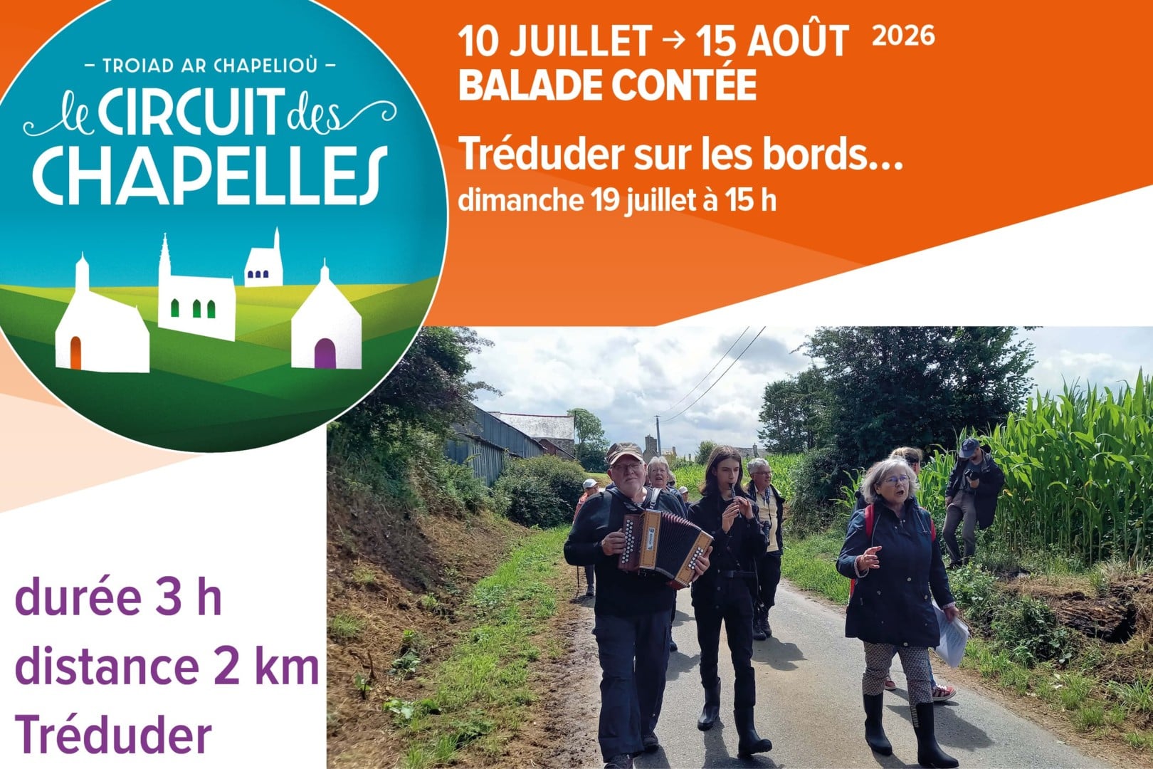 Tréduder sur les bords… Circuit des chapelles