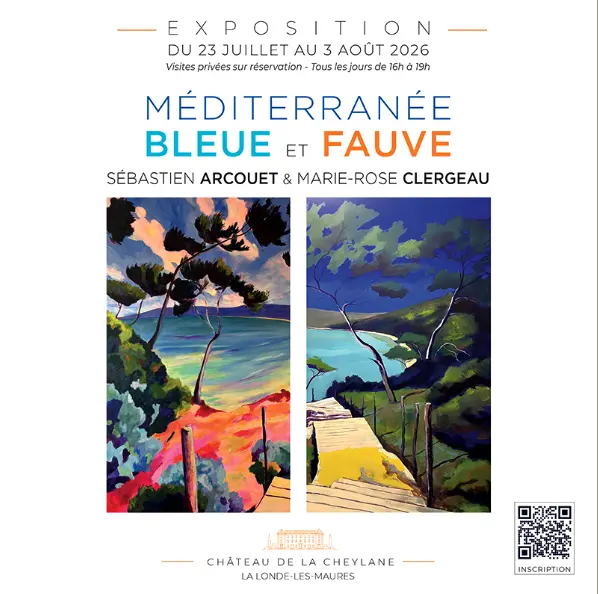 Exposition "Méditerranée Bleue et Fauve" au Château de la Cheylane by Les Valentines