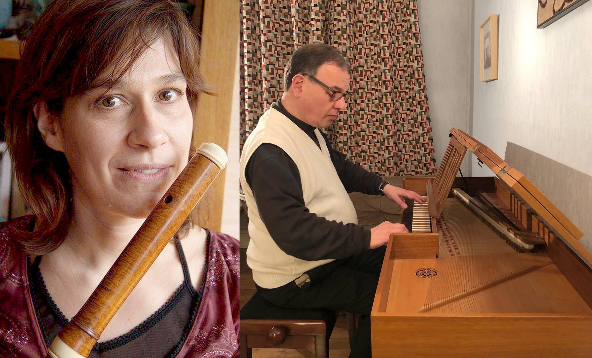 Intégrale des Sonates de J.S. Bach pour flûte traversière baroque et clavicorde