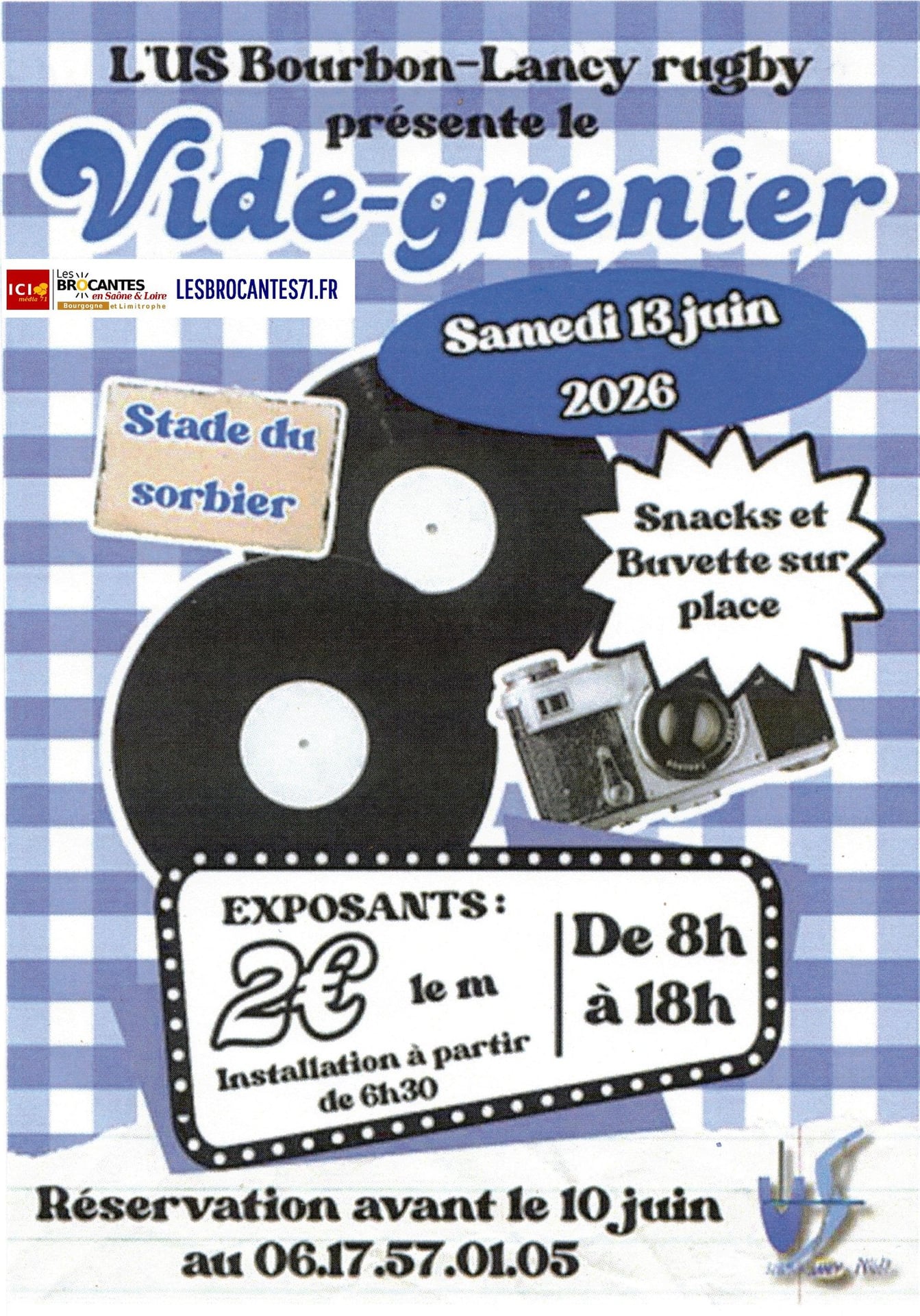 Vide-grenier de l'USBL Rugby