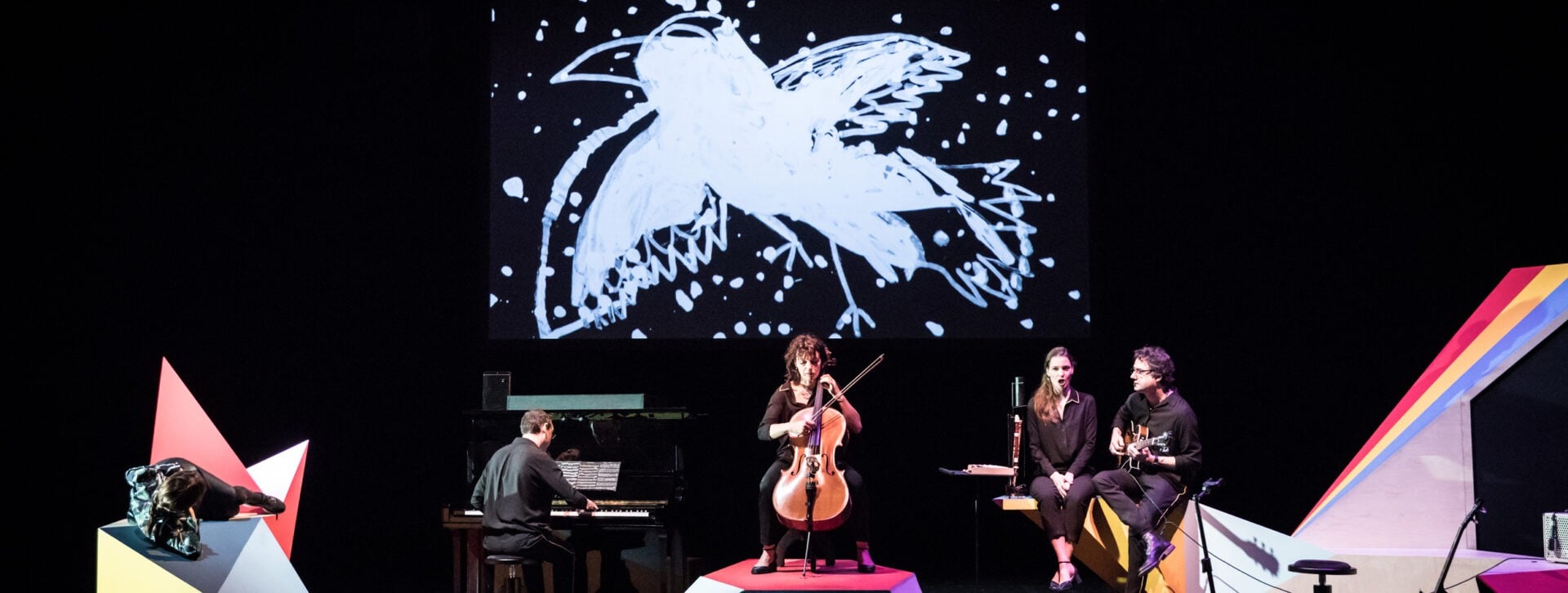 Diffusion Micro-Folie de théâtre "Le Carnaval des animaux, mise en scène d'Albin de la Simone et Valérie Mréjen, 2018"
