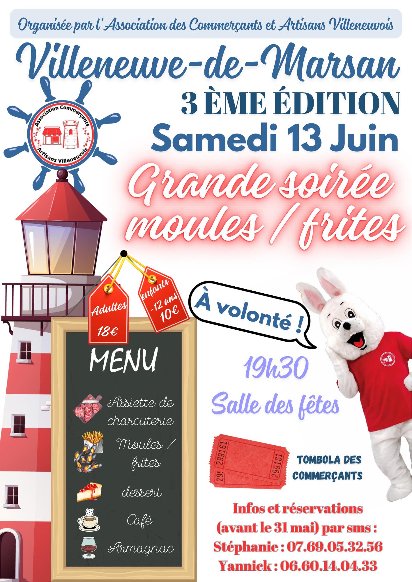 Grande soirée Moules Frites