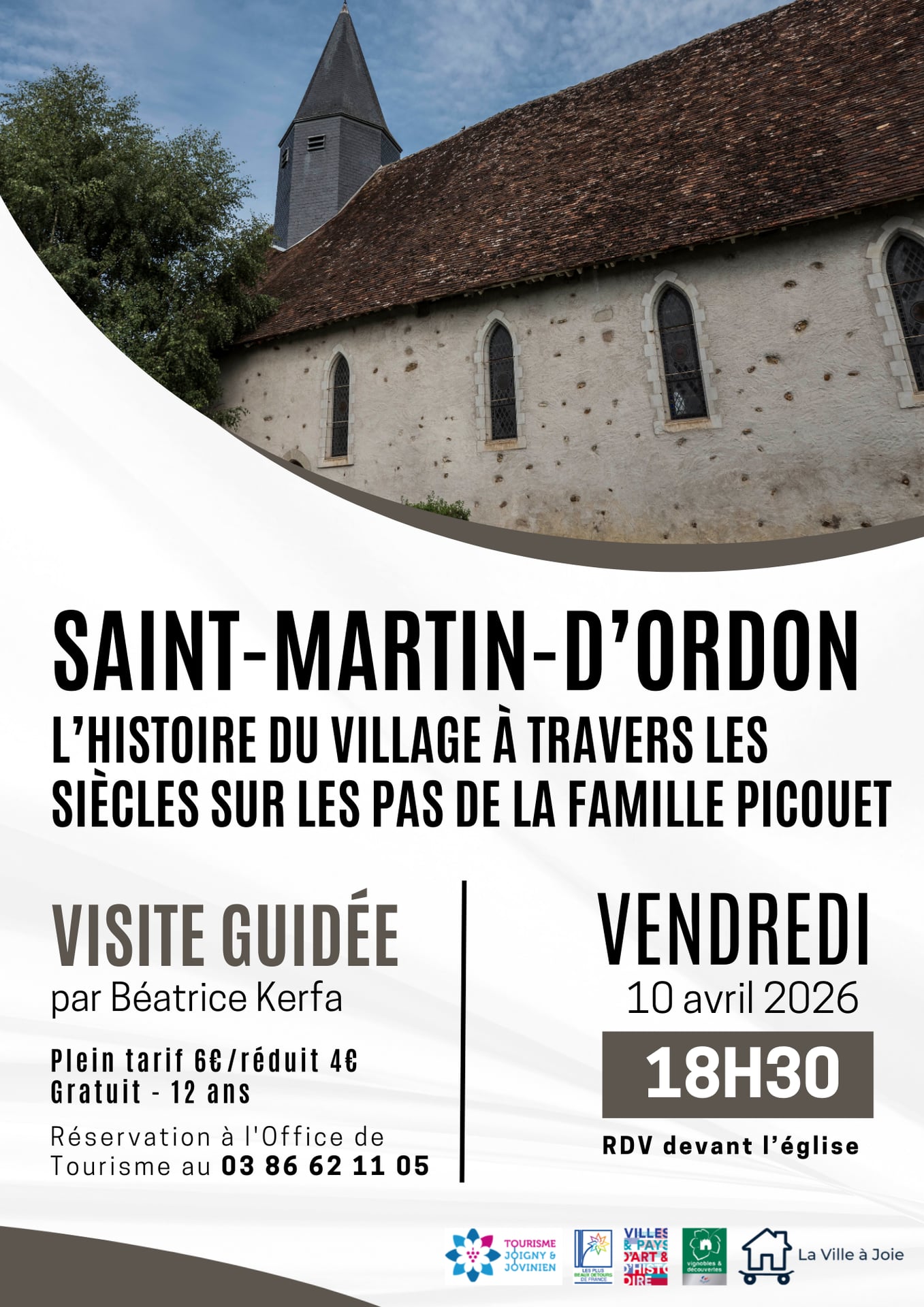 Visites guidées dans le Jovinien - Printemps 2026