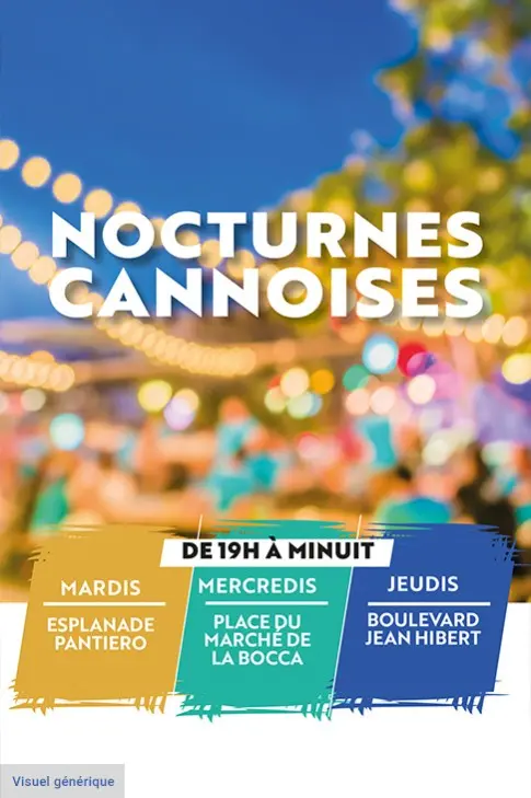 Les nocturnes cannoises - Boulevard Jean Hibert