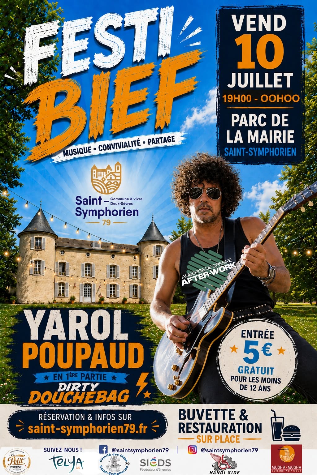 Festi’Bief : Yarol Poupaud + Dirty Douchebag à Saint-Symphorien