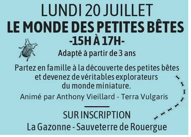 Le monde des petites bêtes