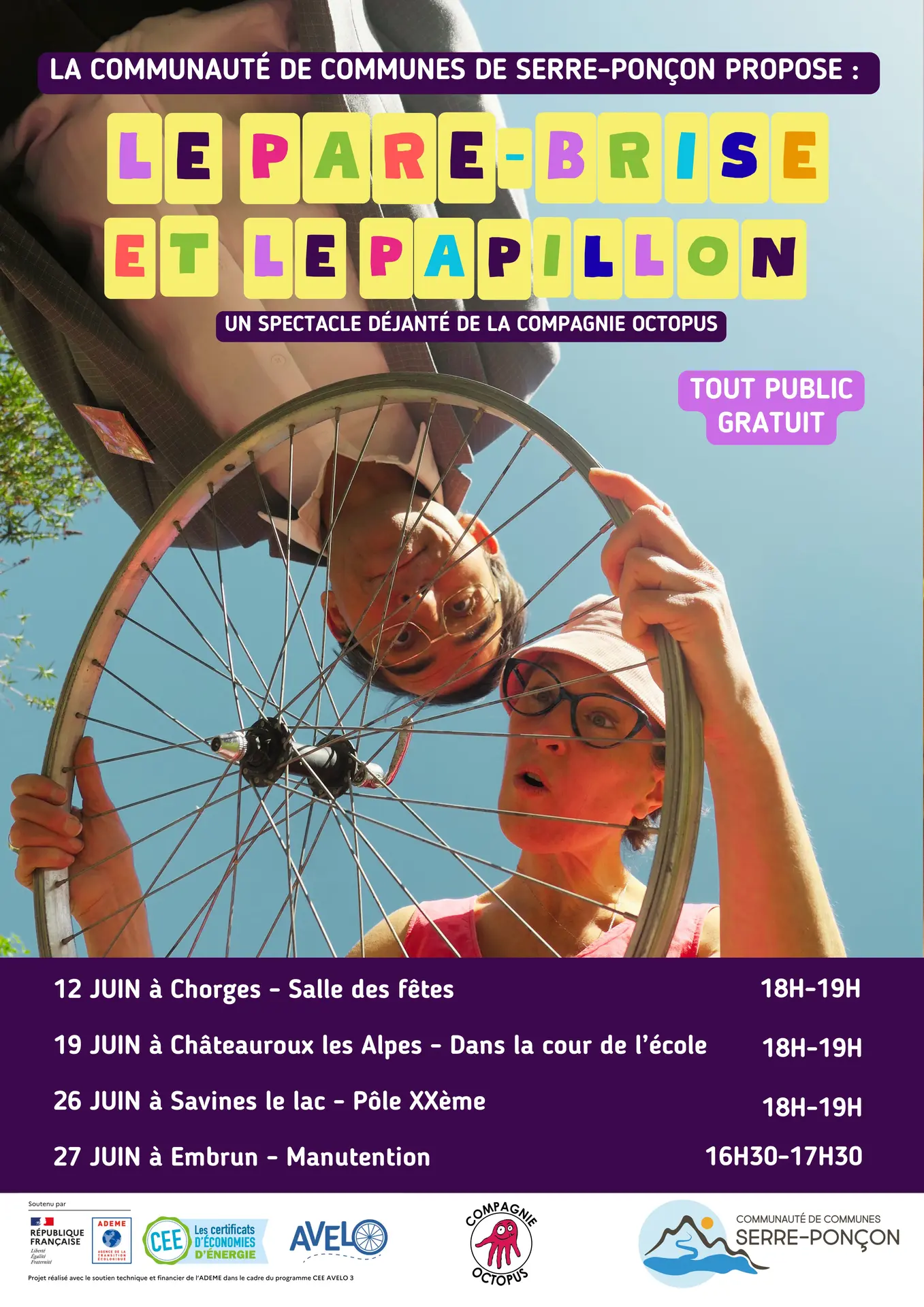 Spectacle - Le pare-brise et le papillon