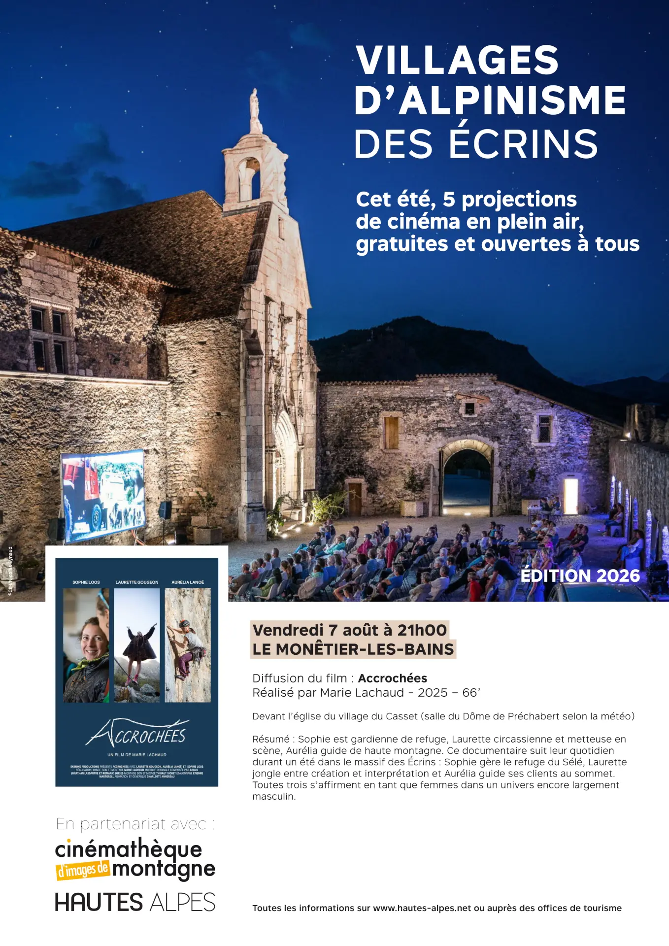 Projection sur le thème "Villages d'Alpinisme des Ecrins"